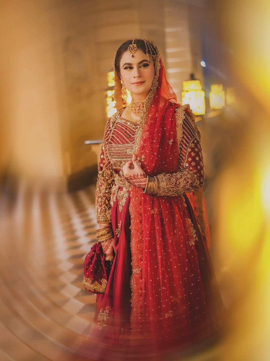Reddish Maroon Hand-Embellished Sheesha Silk Lehenga Choli with Net Dupatta - Image 7